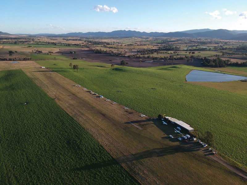 Gloucester airstrip Angus Suter