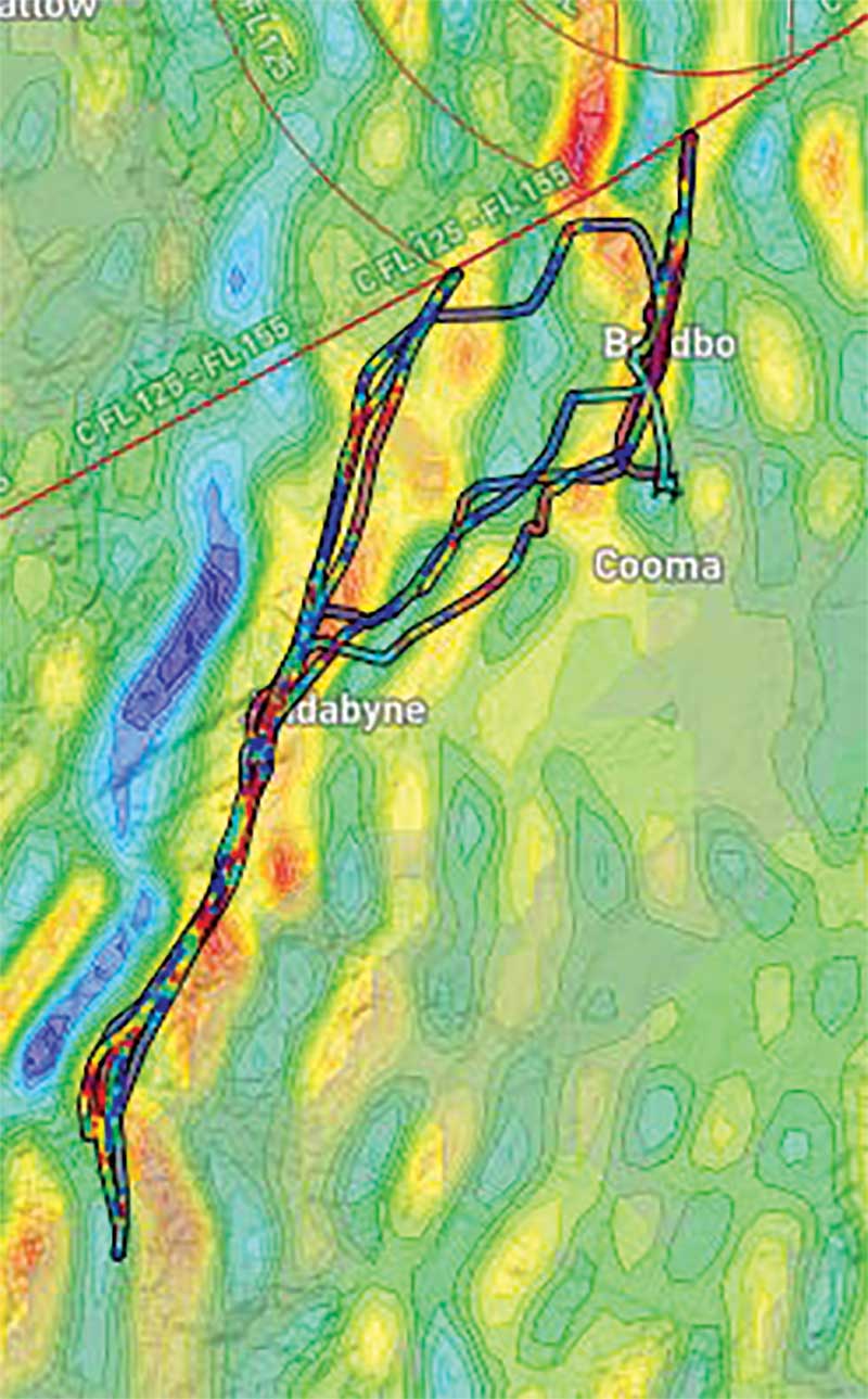 Fitzgerald Wave Bunyan 1400 SS overlaid with track